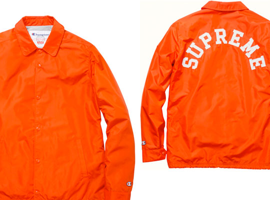 Supreme x Champion Custom Coaches Jacket | The Goodie Bag Blog