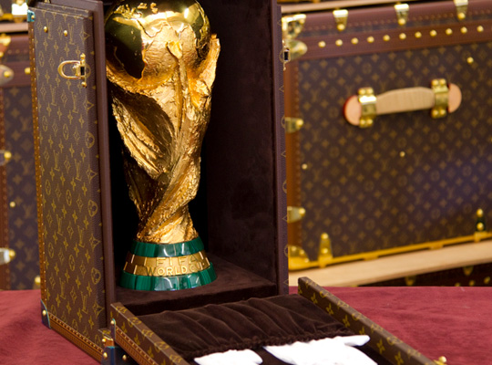 Louis Vuitton 2010 World Cup Trophy Travel Case Unveiling, British Vogue